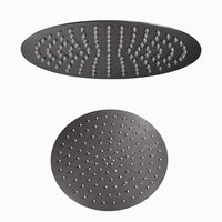 Mezclador Ducha Novo Cruz + Ducha 30cm Gun Gray