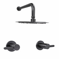 Mezclador Ducha Astana + Ducha 30cm Gun Gray