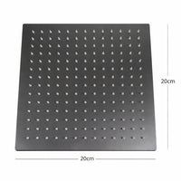 Mezclador Monomando  Square + Ducha 20cm Gun Gray