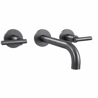 Griferia Mezclador Pared Novo Pala Gun Gray