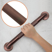 Barra De Seguridad Grafilada Cobre antiguo 50cm