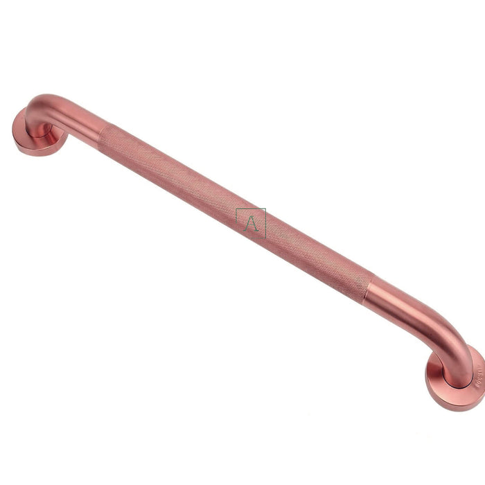 Barra De Seguridad Grafilada Oro Rosa Satin 50cm