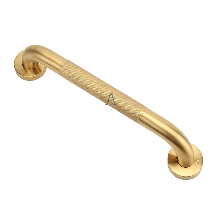 Barra De Seguridad Grafielada Oro cepillado 40cm