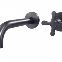 Grifería Trebol Pared Gun Gray (Agua Fría)
