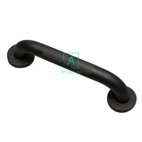 Barra De Seguridad Grafilada  Negro Mate 30cm