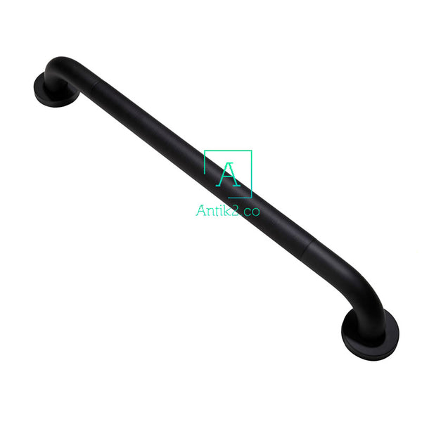 Barra De Seguridad Grafilada  Negro Mate 60cm