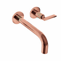 Griferia Pared Slim Pala oro rosa (Agua fria)