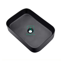 Lavamanos negro rectangular 50*40