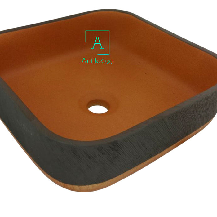Lavamanos Cuadrado Vulcan 39x39cm
