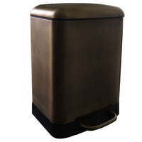 Papelera  Pedal Bronce Antiguo 6 LTS
