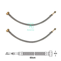 Acople  flexometalico para monomando en Acero 60cm Par