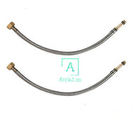 Acople  flexometalico para monomando en Acero 60cm Par