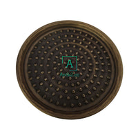 Ducha Redonda Conica Bronce Antiguo 20cm