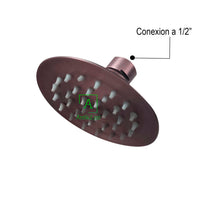 Ducha slim Redonda Cobre Antiguo 10cm