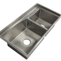 Lavaplatos Doble Poceta Acero Inoxidable 304 82 x 45 cm