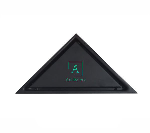 Rejilla piso Triangular 18x20cm Acero 304 Negro