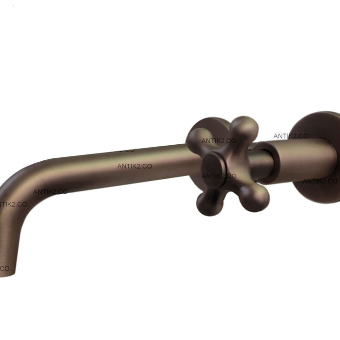 Griferia Vintage Pared Bronce Antiguo
