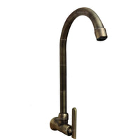 Grifería Vintage Parted Cuello Alto Bronce Antiguo