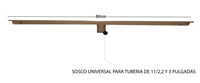 Rejilla Piso Rectangular Dorado cepillado  60cm x 10 Acero 304