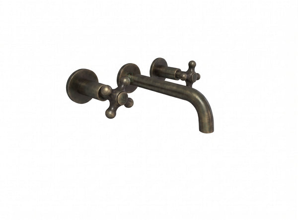 Mezclador Vintage Pared Bronce Antiguo