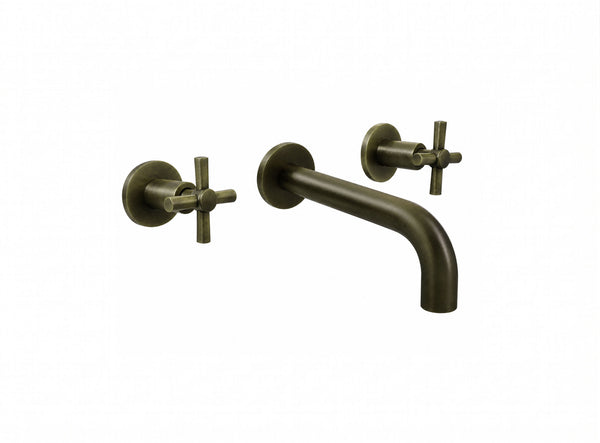 Mezclador Cruceta Pared Bronce Antiguo