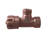 Registro regulacion 1/2 x 1/2 Pulgada Cobre Satin