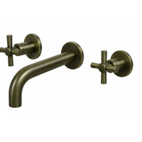 Mezclador Cruceta Pared Bronce Antiguo