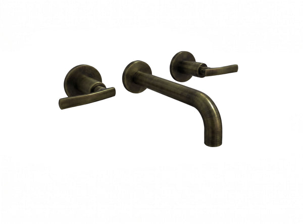 Mezclador Palanca Pared Bronce Antiguo
