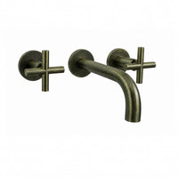 Mezclador Pared Novo Cruz Bronce Antiguo