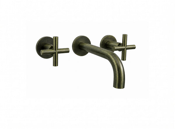 Mezclador Pared Novo Cruz Bronce Antiguo
