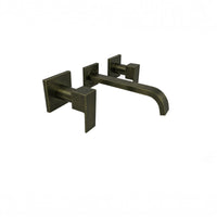 Mezclador Pared Square Bronce Antiguo