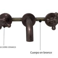 Mezclador Vintage Kaly Pared cobre Antiguo