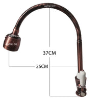 Griefria Alta vintage Flexible  Cobre  Antiguo