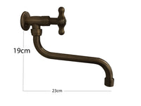 Griferia Pared Vintage Kaly Bronce Antiguo
