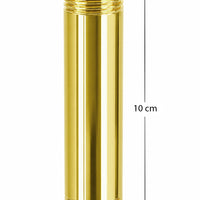 Tubo ducha Techo Dorado 10cm