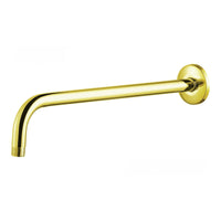 Tubo Ducha Pared 40cm  Dorado