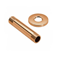 Tubo Ducha Techo 15cm Oro rosa