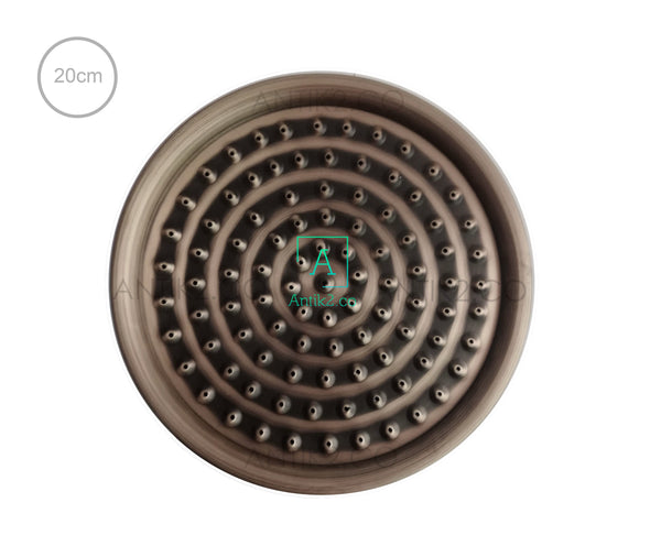 Registro Venecia Bronce Antiguo + Ducha 20cm