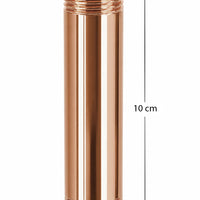 Tubo Ducha Techo 10cm Oro rosa