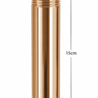 Tubo Ducha Techo 15cm Oro rosa