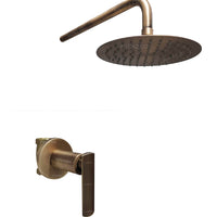 Registro Spada Bronce Antiguo + Ducha 30cm