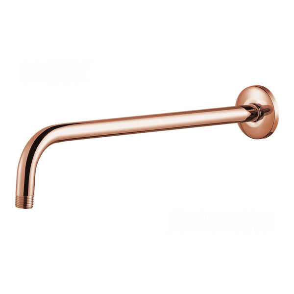 Tubo Ducha Pared 40cm Oro rosa