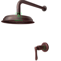 Registro ducha Spada Cobre Antiguo + Ducha 30Cm