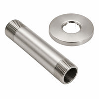 Tubo Ducha Techo 15cm Niquel Satin