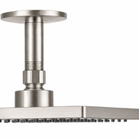 Tubo Ducha Techo 15cm Niquel Satin