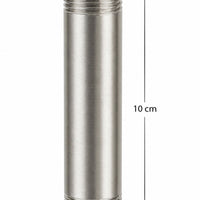Tubo Ducha Techo 10cm Niquel Satin