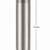Tubo Ducha Techo 15cm Niquel Satin