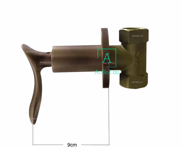Registro  Bolonia Bronce Antiguo + Ducha 9cm