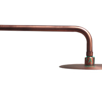 Ducha Slim Cobre Antiguo 20cm