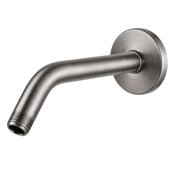 Tubo Ducha Pared 10 cm Gun Gray